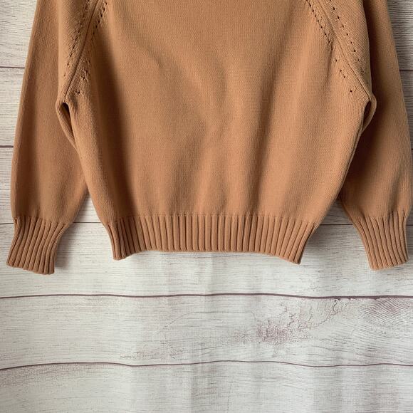 Vintage Canterbury of Tycora Tan Cardigan Sweater Button Up Long Sleeves - Picture 12 of 15